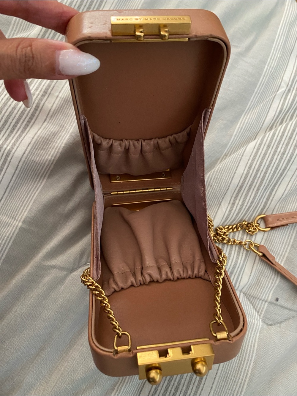 Marc Jacobs Studded Leather Crossbody Bag